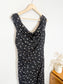 Abercrombie & Fitch "Mesh Draped Polka Dot Maxi Dress in Black/White" NWT (Size XL)