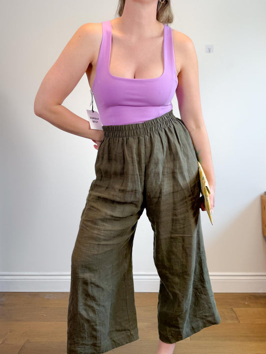 Sunday Best "Jagger Top" in Purple NWT (Size M)