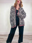 Vintage L.L.Bean Nordic Snowflake Cardigan (Size 2XL)