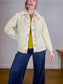 COACH Designer "Blocked Floral Sherpa Jacket" (Size S/M)