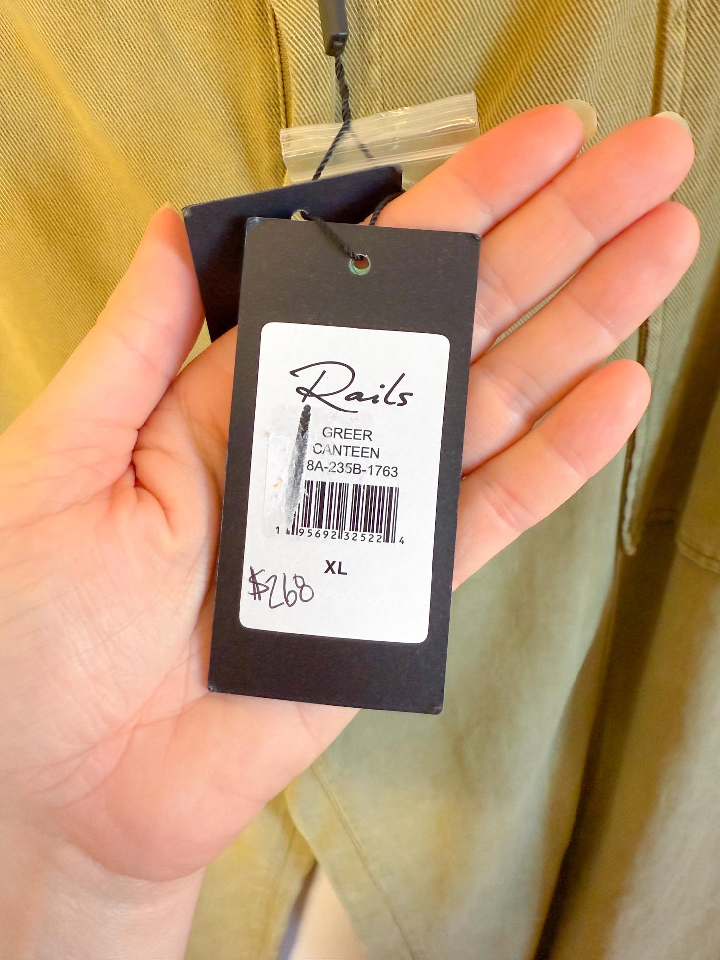 Rails "Greer Pant in Canteen" NWT (Size XL)