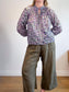 SUNCOO Paris Leony Blouse in Purple Floral (Size S-L)