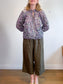 SUNCOO Paris Leony Blouse in Purple Floral (Size S-L)