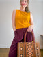 Eve Gravel Sustainable Linen Sleeveless Top in Mustard (Size S/M)