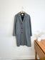 SANDRO Paris Houndstooth Wool Peacoat (Size M)