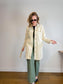 Madewell Long Belted Chore Coat in Khaki (Size S/M)
