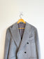 SUITSUPPLY Designer Llama Wool Peacoat in Grey (Size XL)
