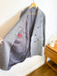 SUITSUPPLY Designer Llama Wool Peacoat in Grey (Size XL)