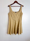 Gap Square Neck Line Mini Dress in Beige NWT (Size 12)