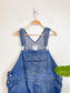 Vintage Short Denim Overalls (Size XXL)