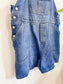 Vintage Short Denim Overalls (Size XXL)