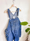 Vintage Short Denim Overalls (Size XXL)