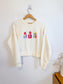 OBEY "Planter Crop Crewneck in Natural" (Size M)