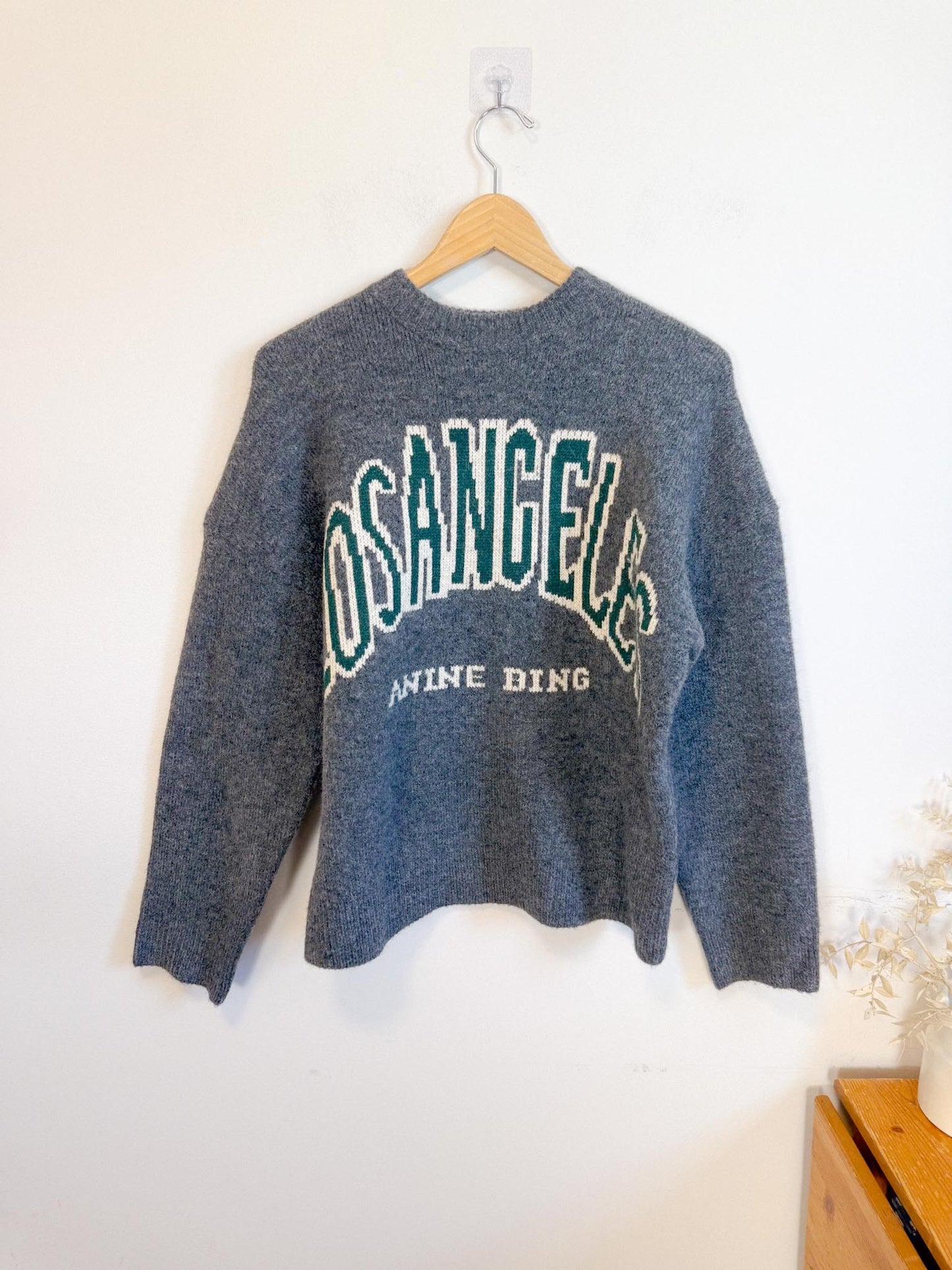 Los Angeles Knit Crewneck in Grey SOLD AS IS  (Size L)