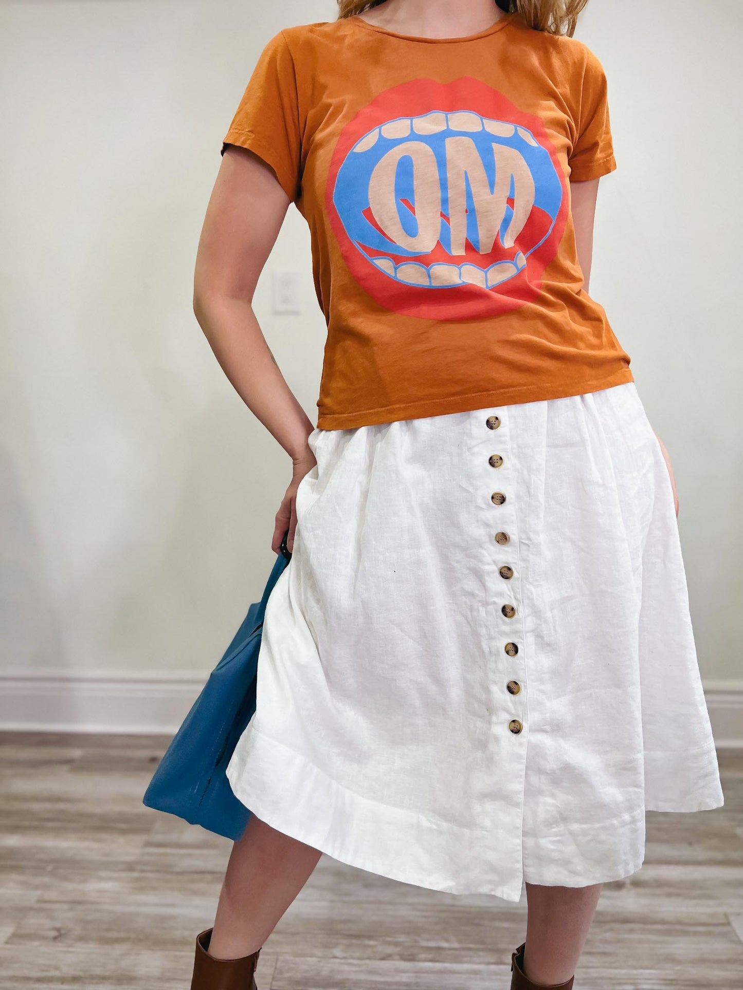 JUNGMAVEN Slow Fashion  "OM Ojai Hemp Tee" (Size S/M)