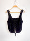 Levi’s Denim Corset Top in Black (Size L)