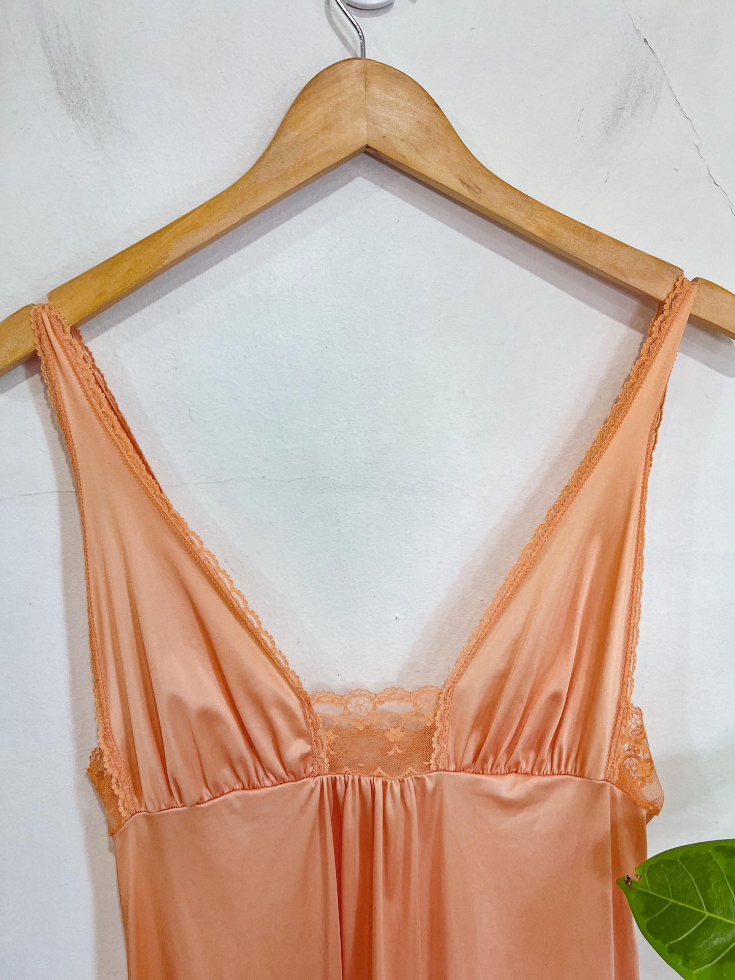 Vintage Slip Dress in Salmon (Size M)