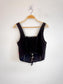 Levi’s Denim Corset Top in Black (Size L)