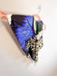 Roberto Cavalli "Multicolor Abstract Butterfly Silk One Shoulder Blouse" (Size M/L)
