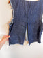 ALLSAINTS Dark Wash Blomm Denim Sleeveless Top (Size M)