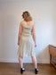 Vintage Linen Midi Dress (Size M/L)
