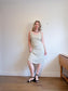 Vintage Linen Midi Dress (Size M/L)