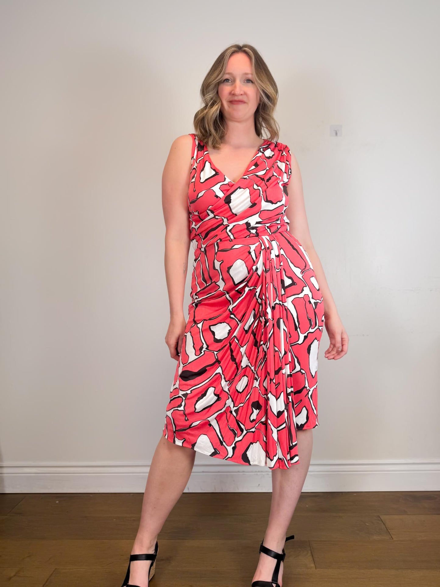 Escada Wrap Style Dress (Size M/L)