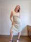 Vintage Linen Midi Dress (Size M/L)