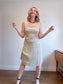 Vintage Linen Midi Dress (Size M/L)