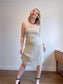 Vintage Linen Midi Dress (Size M/L)