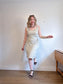 Vintage Linen Midi Dress (Size M/L)