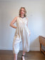 Shelter Slow Fashion Linen Overalls in Grey (Size L/XL)