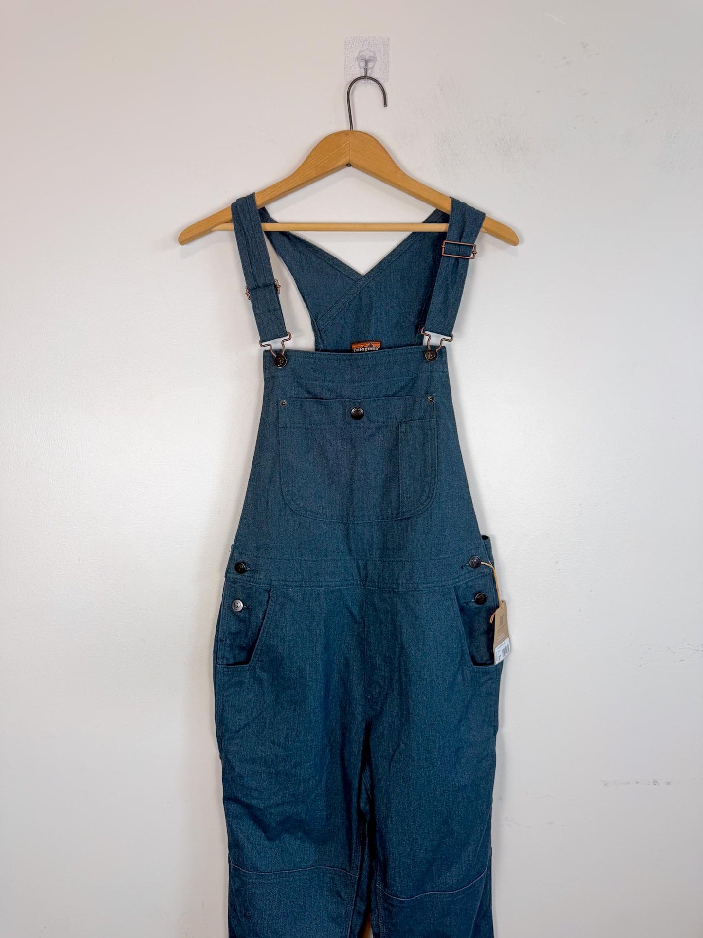 Patagonia "Women's All Seasons Bib Work Overalls in Tidal Teal" NWT (Size S)