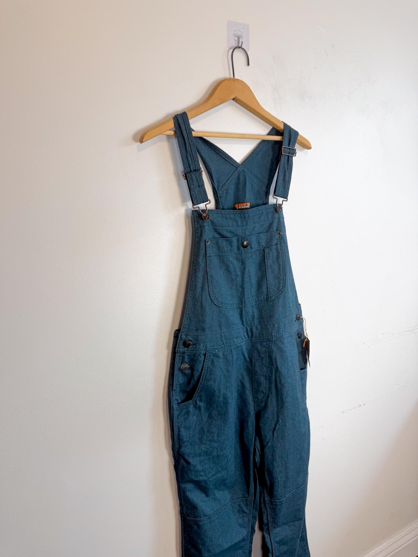 Patagonia "Women's All Seasons Bib Work Overalls in Tidal Teal" NWT (Size S)