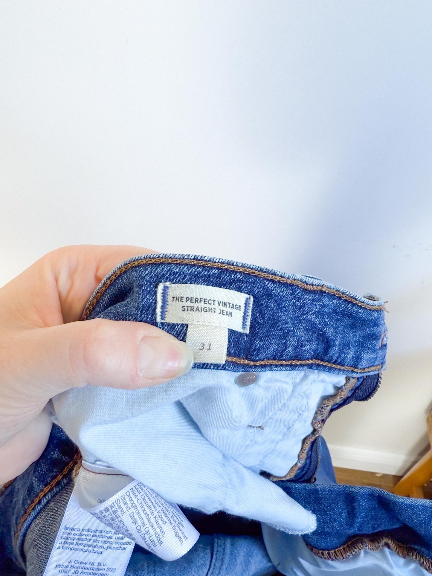 Madewell "The Perfect Vintage Straight" (Size 31)