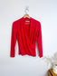 InWear "Alano Wrap Top in Red" (Size S/M)