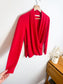 InWear "Alano Wrap Top in Red" (Size S/M)