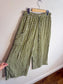 Onderbroeks Slow Fashion Gingham Pants in Green/White (Size L)