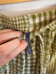 Onderbroeks Slow Fashion Gingham Pants in Green/White (Size L)