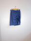Oak + Fort Ruched Skirt in Blue (Size L)