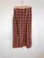 Vintage Plaid Midi Skirt (Size M/L)