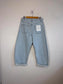 FRAME "The Bubble High Rise Curved Legs in Light Wash" NWT (Size