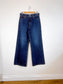PISTOLA "Lana High-Rise Wide-Leg Jeans in Dark Wash" (Size 30)