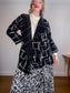 Diana Coatsworth Designs Tweed Jacket in Black/White (Size M/L)