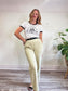 House of Harlow 1960 Trousers in Pale Sage Green (Size M/L)