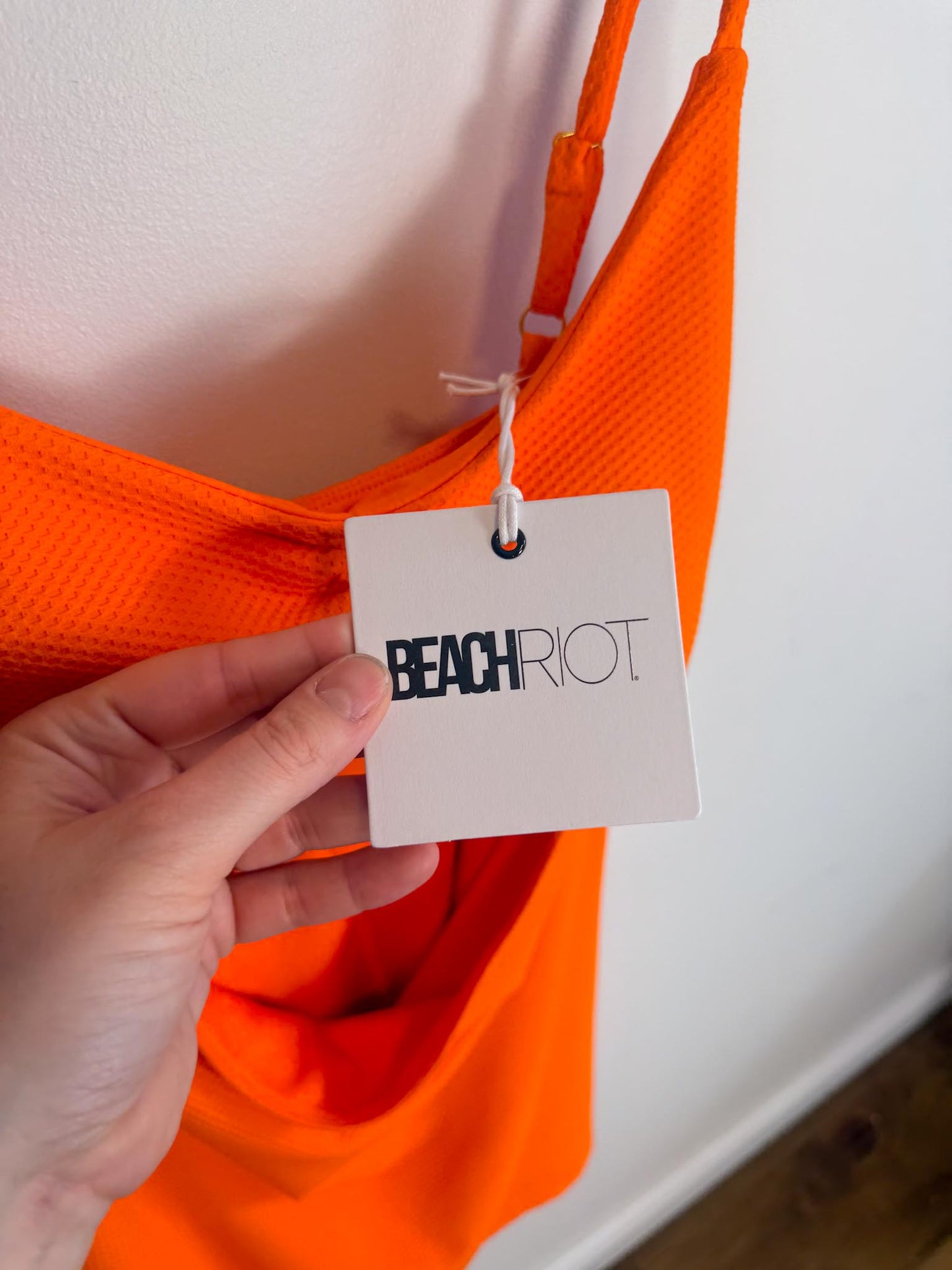 Anthropologie Beach Riot Cut Out Dress in Orange NWT (Size XL)