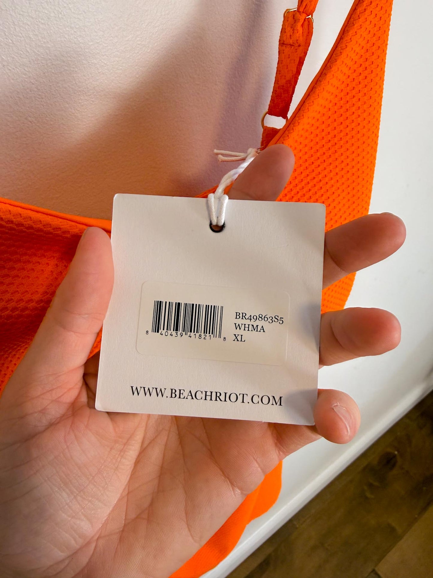 Anthropologie Beach Riot Cut Out Dress in Orange NWT (Size XL)