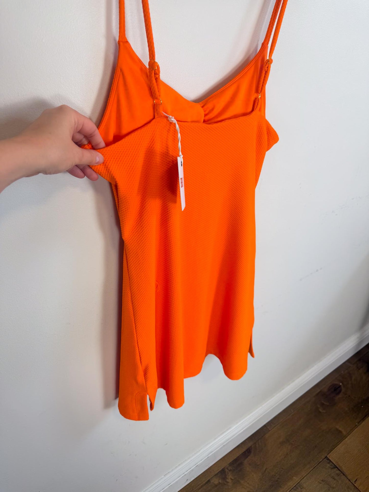 Anthropologie Beach Riot Cut Out Dress in Orange NWT (Size XL)