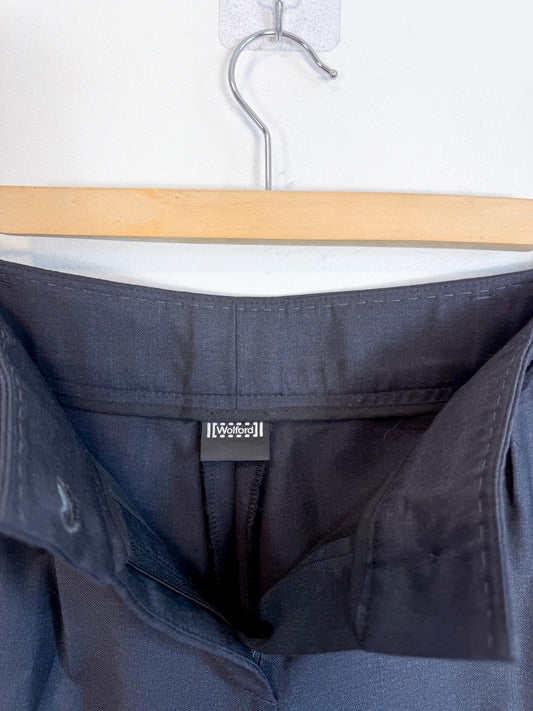 Wolford Wool Culottes in Dark Grey (Size M)