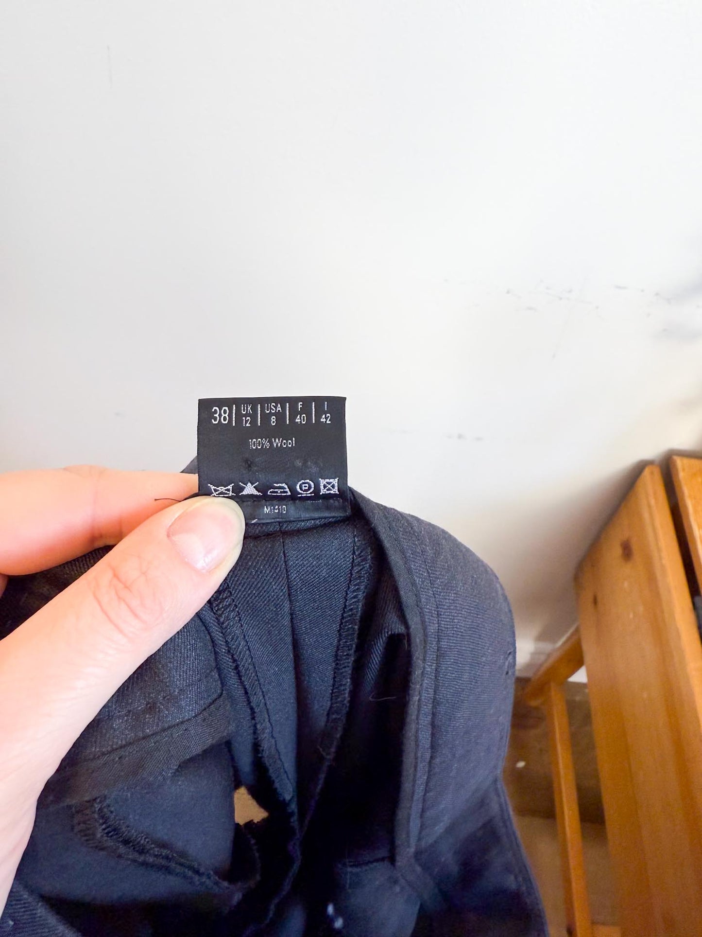 Wolford Wool Culottes in Dark Grey (Size M)